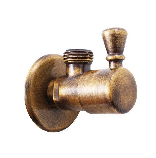 Rohový ventil, 1/2"x 1/2", bronz (ROTO6)