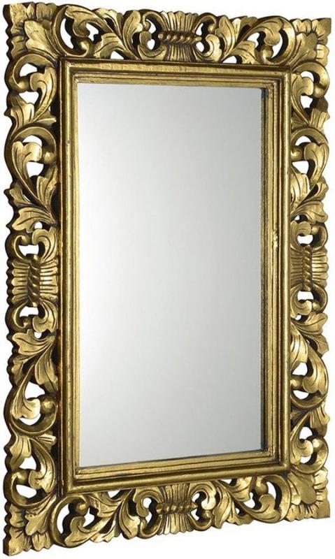 SCULE zrcadlo v rámu, 80x120cm, zlatá (IN316)