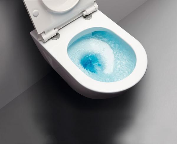 NORM závěsná WC mísa, Swirlflush, 36x50 cm, bílá ExtraGlaze