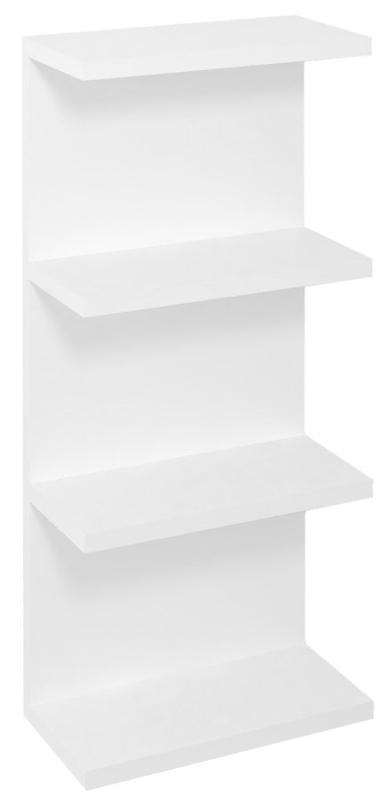 RIWA otevřená police 30x70x15 cm, bílá lesk (RIW300-0030)