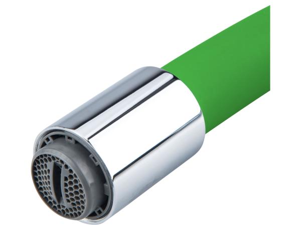 POŠK. OBAL baterie umyvadlová, stojánková s flexibilním ramínkem, 35mm, zelená