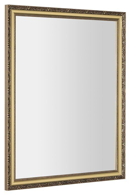 BOHEMIA zrcadlo v dřevěném rámu 686x886mm, zlatá (NL483)