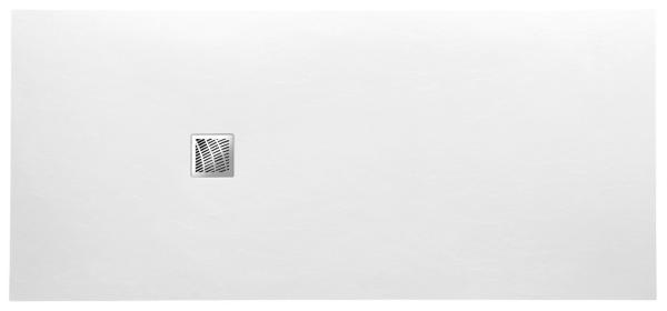 MITIA sprchová vanička z litého mramoru, obdélník 140x90x3 cm, bílá (PMB14090)