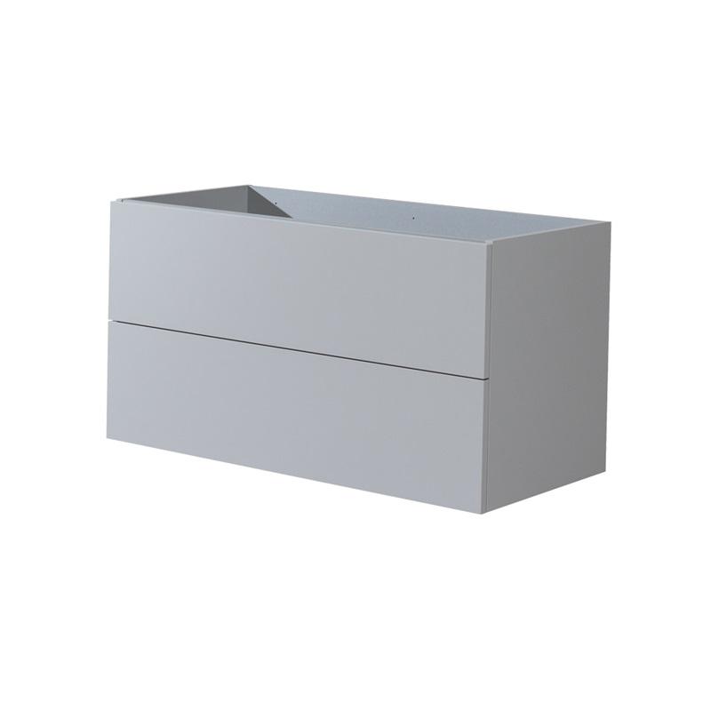 MEREO MP5071 Aira, koupelnová skříňka 101 cm, bílá, dub, šedá