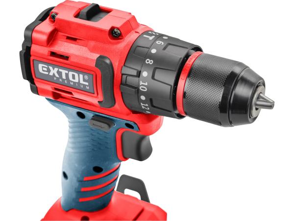 vrtací šroubovák aku s příklepem SHARE20V, BRUSHLESS, bez baterie a nabíječky 6