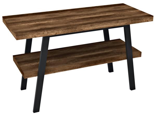 TWIGA umyvadlový stolek 130x72x50 cm, černá mat/dub tmavý (VC453-130-11)
