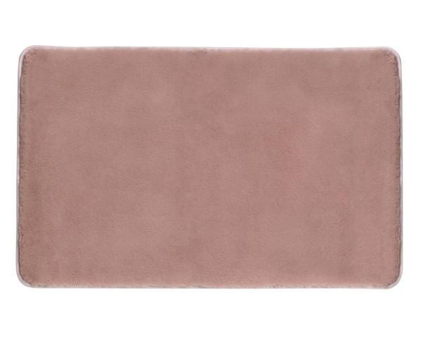FUZZY koupelnová předložka, 50x80 cm, 100% polyester, protiskluz, růžová