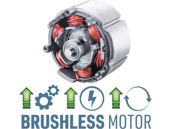 vrtací šroubovák aku, BRUSHLESS, 12V Li-ion, 2Ah