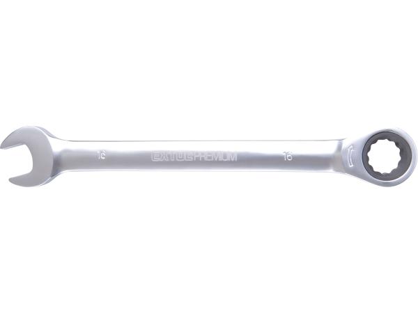 EXTOL PREMIUM 8816116 - klíč ráčnový očkoplochý, 72 zubů, 16mm