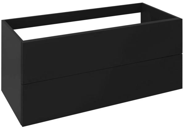 TREOS umyvadlová skříňka 110x53x50,5cm, černá mat (TS110-3535)