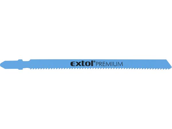 EXTOL PREMIUM 8805205 - plátky do přímočaré pily 5ks, 106x1,8mm, Bi-metal