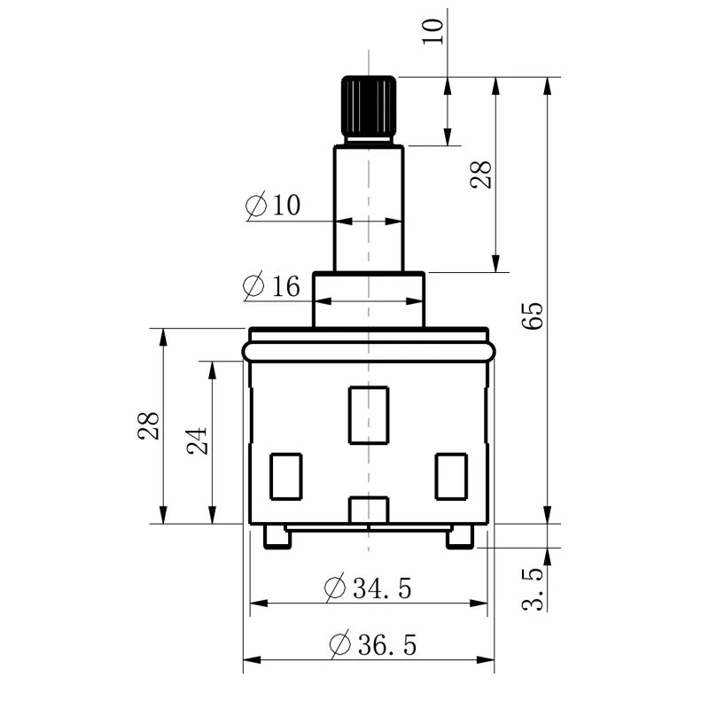 Přepínač kartuše (KU292, KU322, KU500, 1102-23, SJ139) (NDKU292-1)
