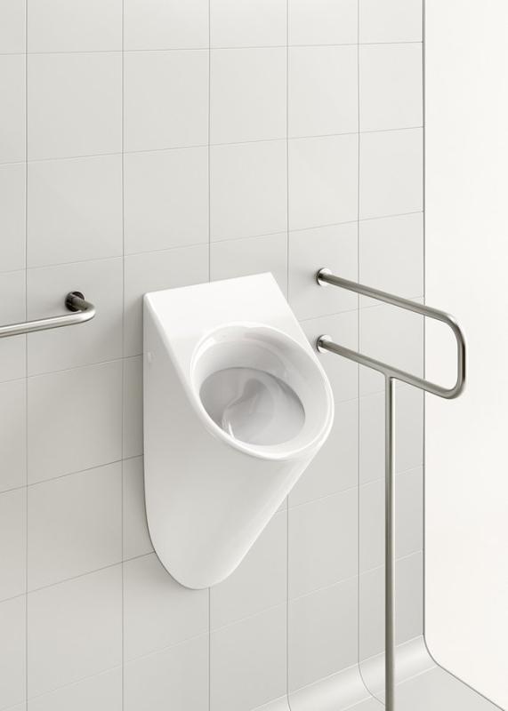 PURA urinál se zakrytým přívodem vody, 31x61 cm, bílá ExtraGlaze 769711