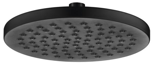 Hlavová sprcha, otočný kloub, průměr 200mm, černá (SC120)