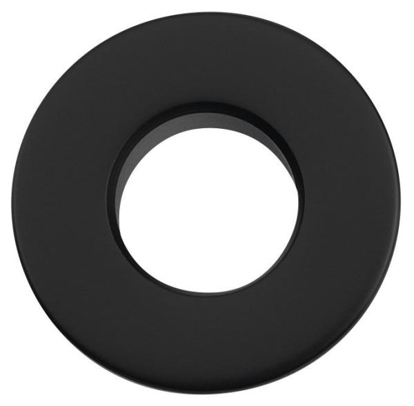 Krytka přepadu umyvadla, 32mm, černá
