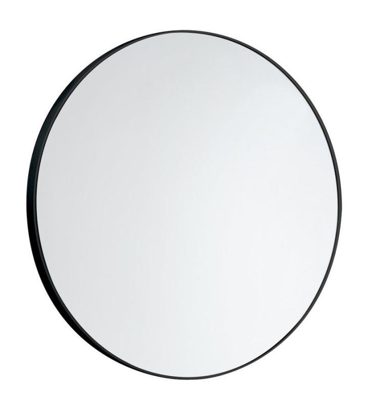 Zrcadlo kulaté průměr 60cm, plast ABS, černá matná (6000)