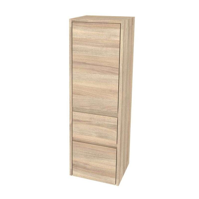 Opto koupelnová skříňka vysoká 125 cm, pravé otevírání, Multidecor, Blonde Liberty Elm