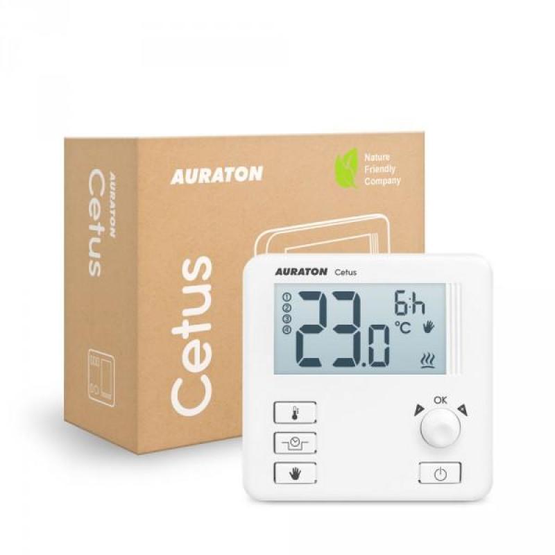 AURATON Cetus (3013) - termostat s nastavitelným nočním poklesem, podsvícený, 16A