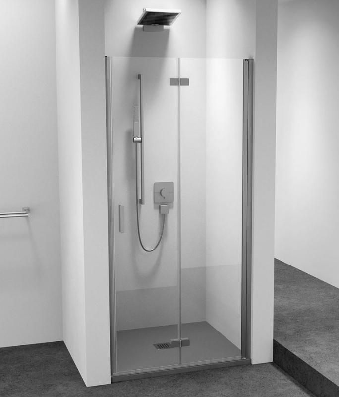 ZOOM sprchové dveře do niky 800mm, čiré sklo, pravé