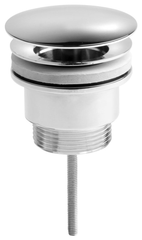 Umyvadlová výpust 5/4“, neuzavíratelná, velká zátka, 5-65mm, chrom