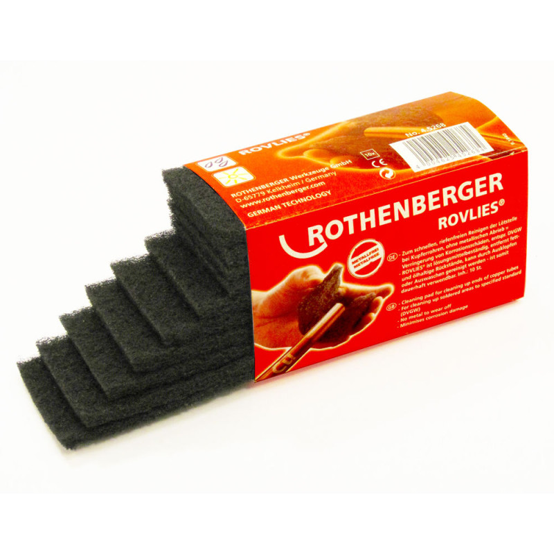 Rothenberger Čištění fleece ROVLIES, balení po 10 kusech 45268