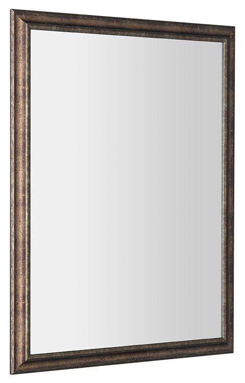 ROMINA zrcadlo v dřevěném rámu 680x880mm, bronzová patina (NL397)