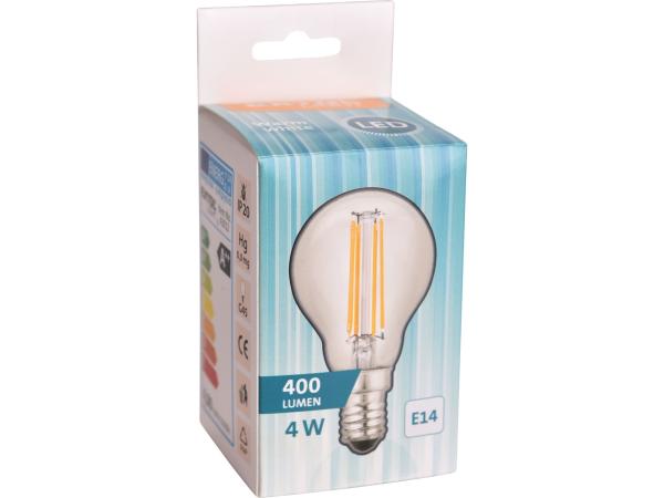 EXTOL LIGHT 43012 - žárovka LED 360°, 400lm, 4W, E14, teplá bílá