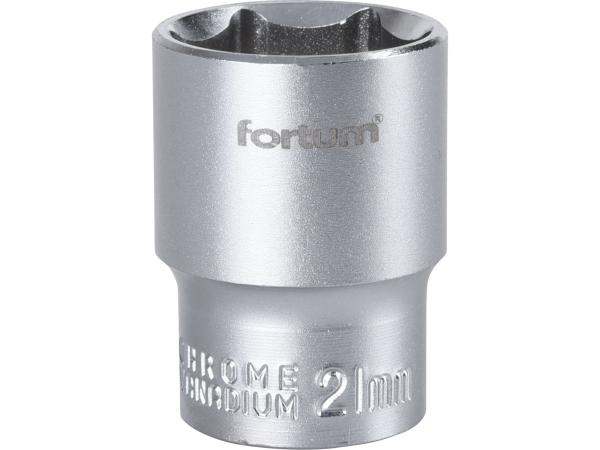 FORTUM 4700421 - hlavice nástrčná 1/2", 21mm, L 38mm