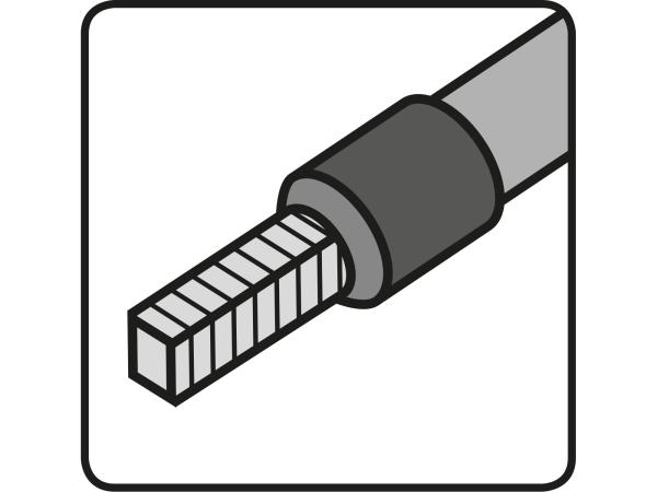 EXTOL PREMIUM 8831132 - kleště lisovací/krimpovací na dutinkové konektory čtyřhran, 0,08-6