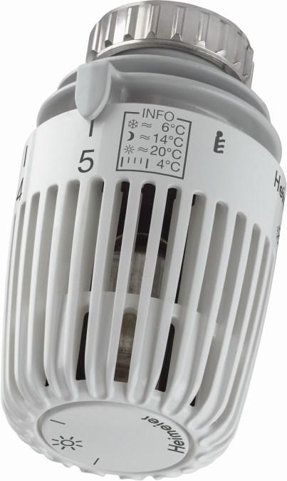 HEIMEIER K termostatická hlavice M30, 6°C-28°C, s vestavěným čidlem - 6000-09.500