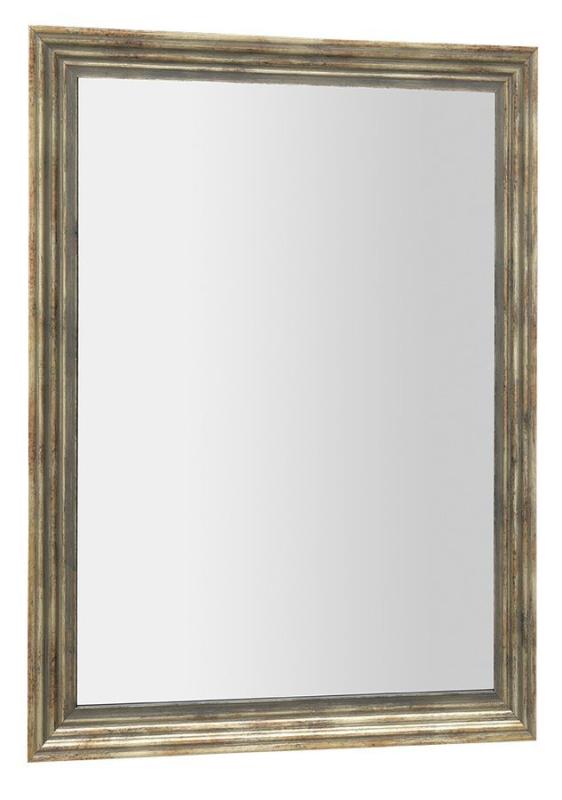 DEGAS zrcadlo v dřevěném rámu 716x916mm, černá/starobronz (NL730)