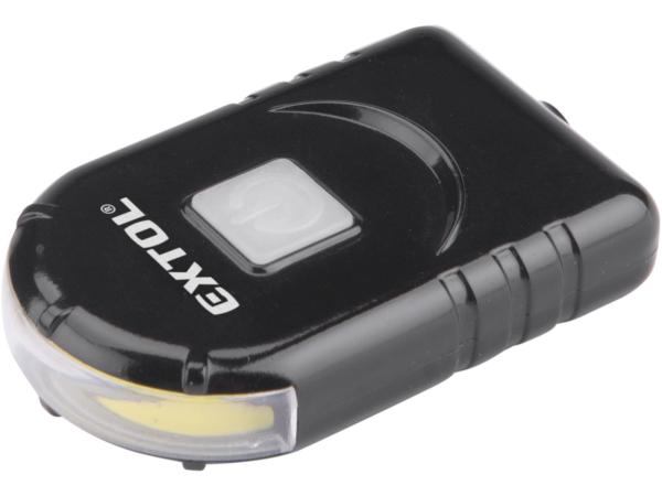 EXTOL LIGHT 43182 - světlo na čepici s klipem, 160lm, USB nabíjení