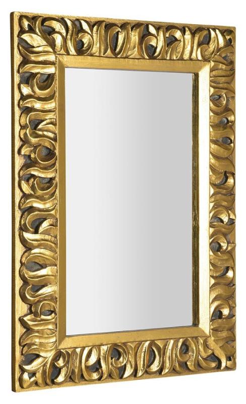 ZEEGRAS zrcadlo v rámu, 70x100cm, zlatá (IN448)