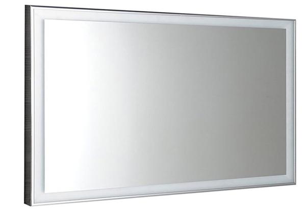 LUMINAR LED podsvícené zrcadlo v rámu 1200x550mm, chrom (NL560)