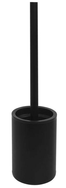 X-ROUND BLACK WC štětka na postavení, černá