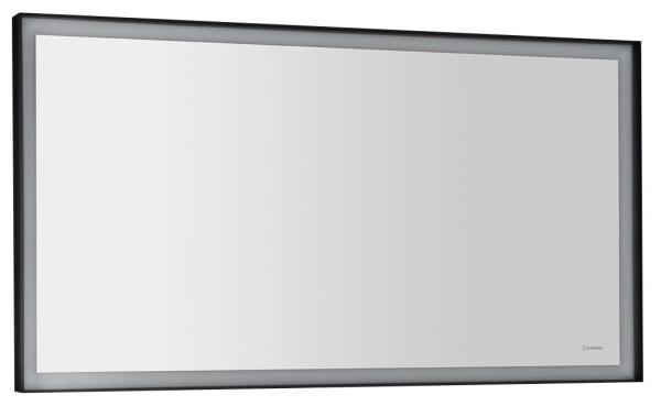 SORT LED podsvícené zrcadlo 120x70cm, matná černá (ST120)