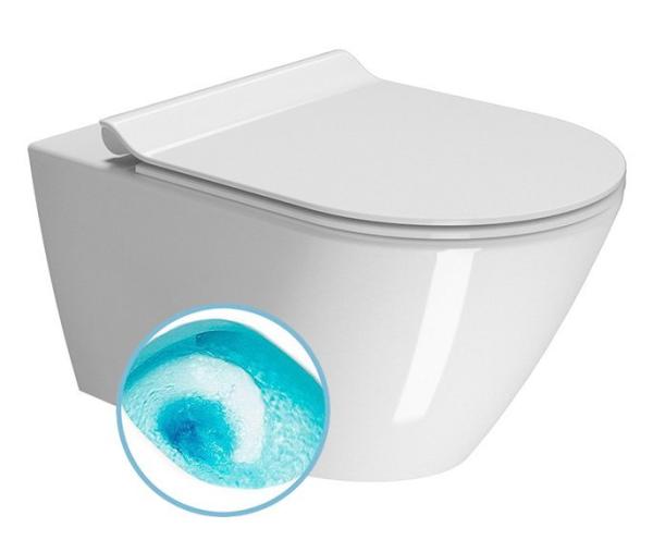 KUBE X závěsná WC mísa, Swirlflush, 55x36 cm, bílá ExtraGlaze (941511)