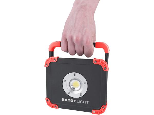 EXTOL LIGHT 43134 - reflektor LED, 2000lm, USB nabíjení s powerbankou