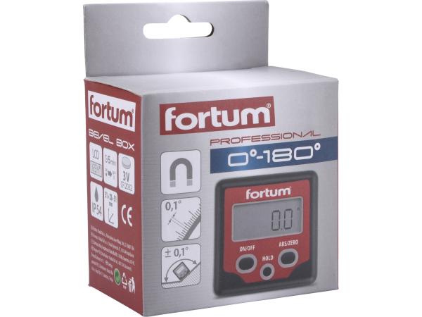 FORTUM 4780200 - sklonoměr digitální, 0°-360°