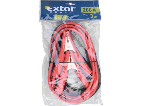EXTOL CRAFT 9608 - kabel startovací, 200A
