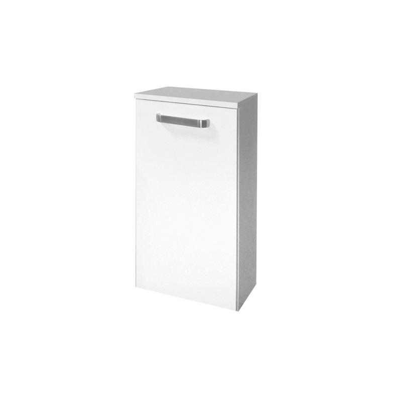 MEREO CN812 Leny, koupelnová skříňka nízka 68 cm, závěsná, bílá, levá