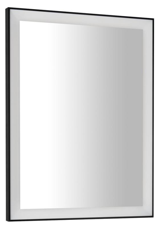 GANO zrcadlo s LED osvětlením 60x80cm, černá (LG260)