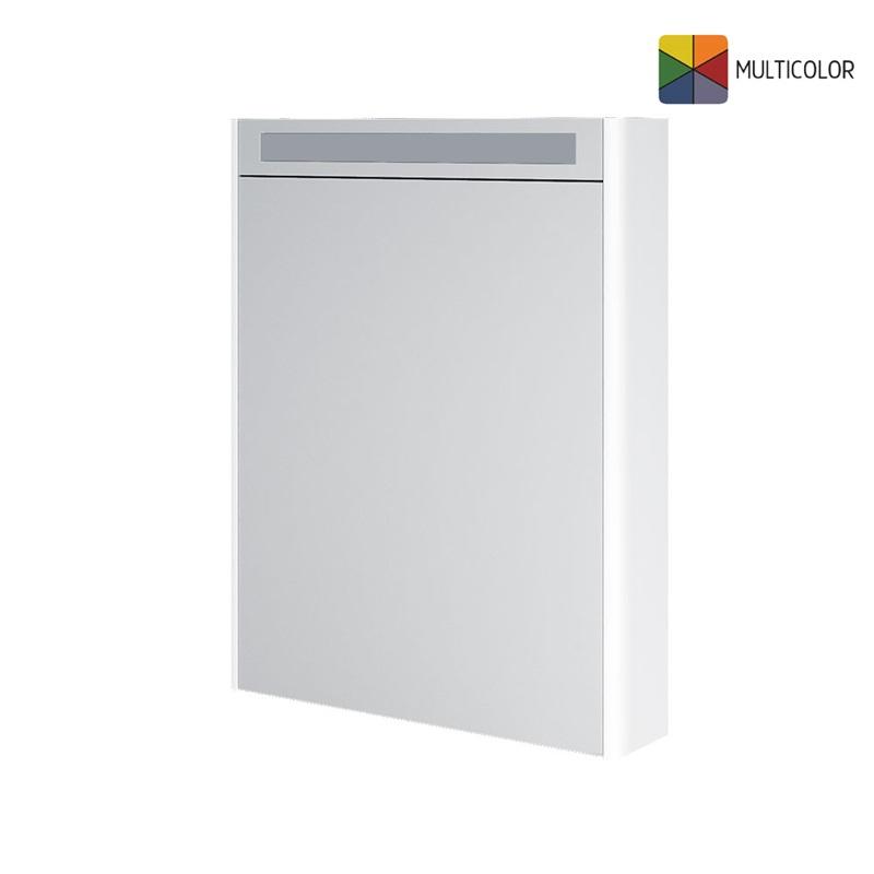 Siena, koupelnová galerka 64 cm, zrcadlová skříňka, bílá, antracit, multicolor - RAL lesk/ mat