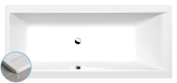 CLEO SLIM obdélníková vana 180x80x48cm, bílá (95611S)