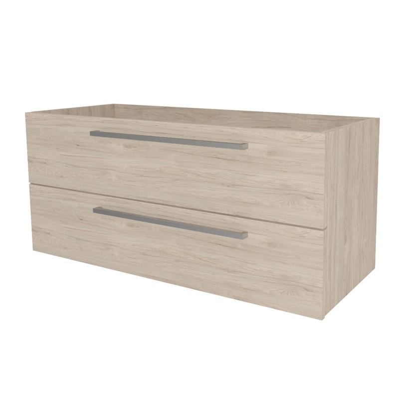 Bino, koupelnová skříňka 121 cm, Multidecor, Light Rock Hickory