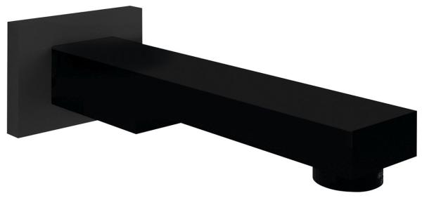 Nástěnná výtoková hubice, hranatá, 180mm, černá mat (BO415)