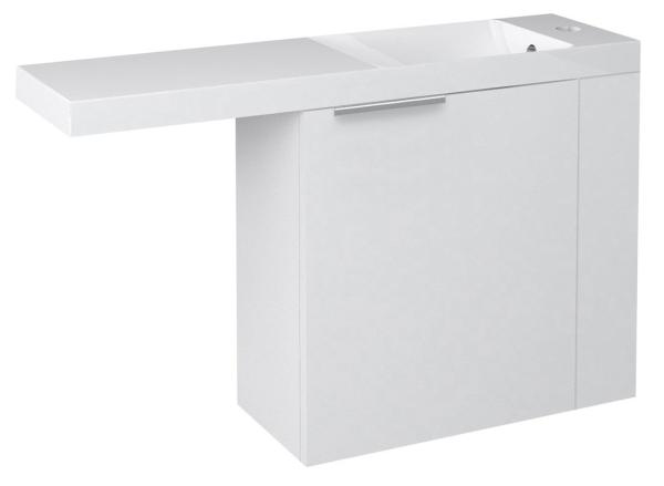 LATUS VI umyvadlová skříňka 50x50x22cm, pravá, bílá (55830) (LT610-3030)
