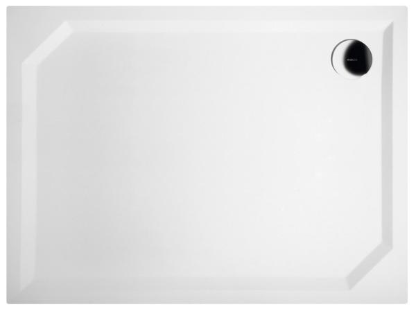 SARA sprchová vanička z litého mramoru, obdélník 100x75x3,5 cm, hladká (HS10075)