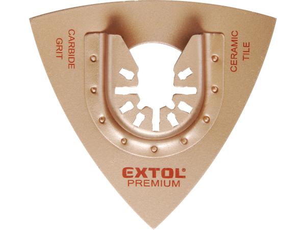 EXTOL PREMIUM 8803860 - rašple trojúhelníková, 78mm, karbid, tvrdokov
