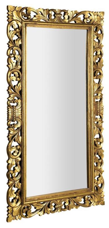 SCULE zrcadlo v rámu, 80x150cm, zlatá (IN338)